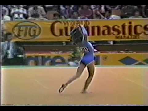 23rd AA Anja Wilhelm FX - 1983 World Gymnastics Championships 9.700
