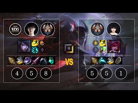 EDG Meiko Aphelios vs Deft Xayah Bot - KR Challenger Patch 10.11