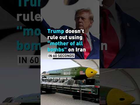 Trump rules out nuclear strike on Iran, but what about the 