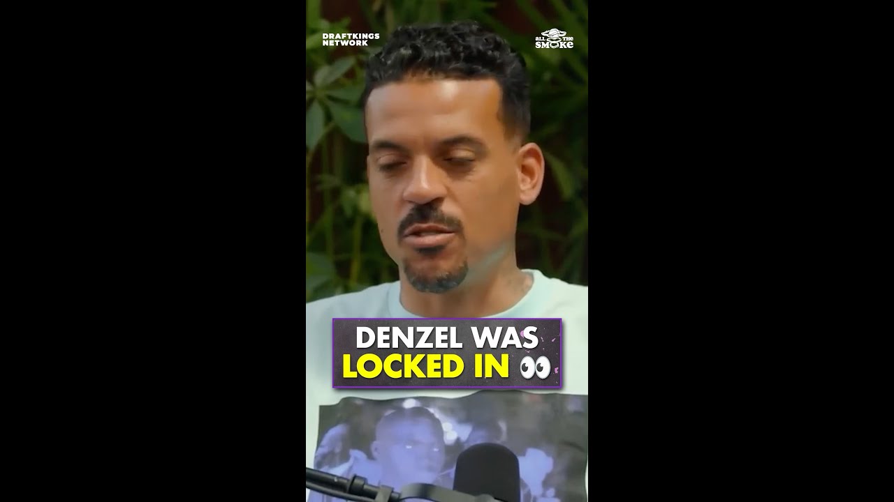 Denzel ain't breaking character once he's on set 😳