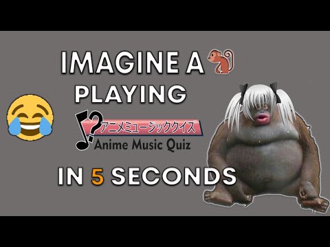 When a 🐒 Guessing Anime Openings IN 5s (AnimeMusicQuiz/AMQ)
