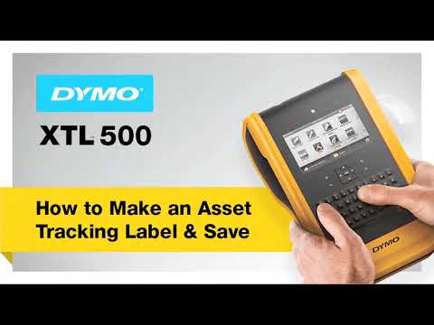 Dymo Xtl Asset Tracking Label Tutorial