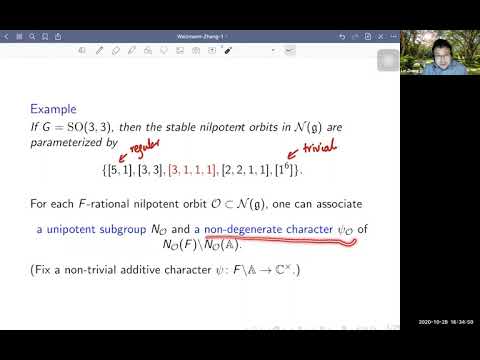 Lei Zhang (NUS): Bessel-Fourier coefficients and Twisted Automorphic Descent