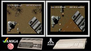 A500 vs Atari ST : SWIV (Side by side comparison)