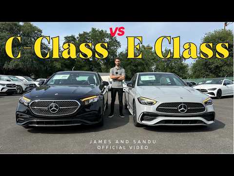 2025 Mercedes C-Klasse vs. E-Klasse. C300 vs. E350