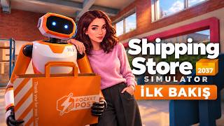 Shipping Store Simulator 2037 | Robotlarla Kargo Şirketi Kuruyoruz! İlk Bakış