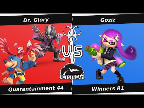 Quarantainment 44 Winners R1 - Dr. Glory (Banjo, Wolf) Vs. Goziz (Inkling) Smash Ultimate - SSBU