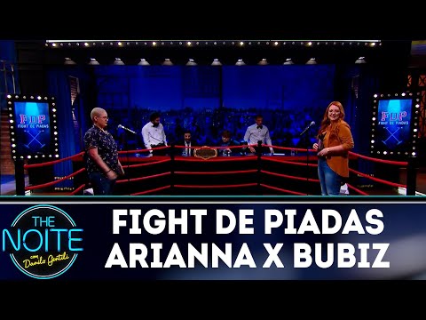 Fight de piadas Arianna Nutt x Bubiz Barros - Ep.34 | The Noite (15/11/18)