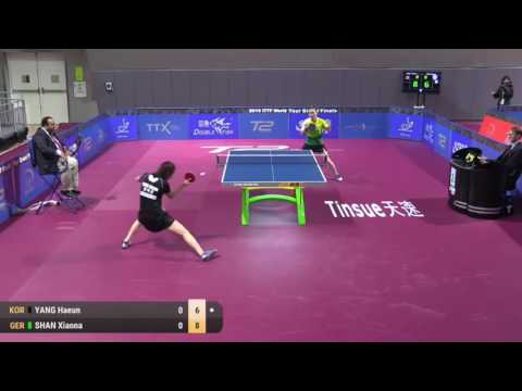 2016 Grand Finals (WS-R16) YANG Haeun - SHAN Xiaona ^ [Full Match/HD]