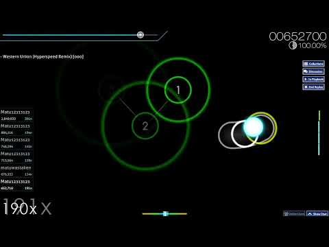 drain gang - western union (hyperspeed remix) fc 99.1%