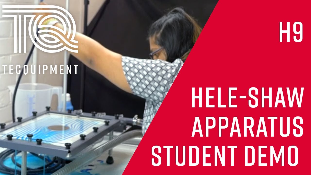 Demonstrating 2D Laminar Flow with TecQuipment’s Hele-Shaw Apparatus (H9) Fluid Mechanics Experiment