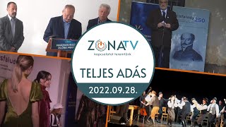 ZónaTV – TELJES ADÁS – 2022.09.28.