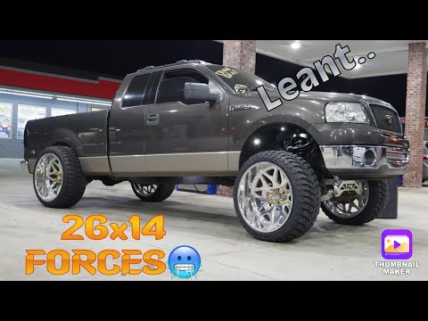 Clean FORD-F150 on 26x14 American Forces| Lifted Trucks| Forces | Leant Trucks| MUST WATCH