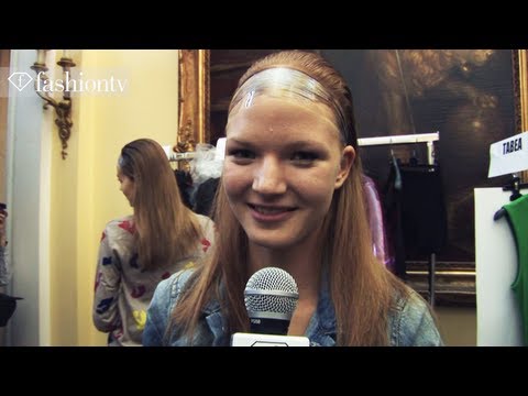 Amaya Arzuaga Backstage Primavera/Verano 2013 (París) | FashionTV España