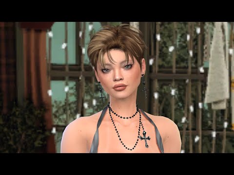 the sims 4 custom sim download brown hair female Emily Martin by Bonita100 Cas Video Preview