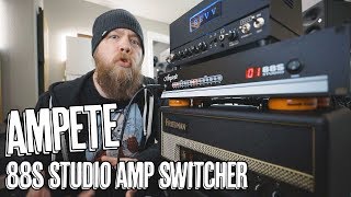 Video thumbnail for Ampete 88S Studio Amp Switcher! by Riffs, Beards & Gear