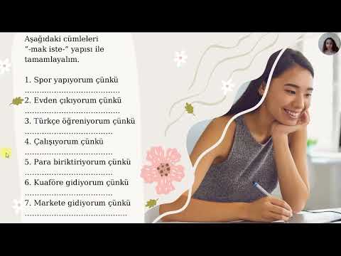 ''Want to '' Structure in Turkish