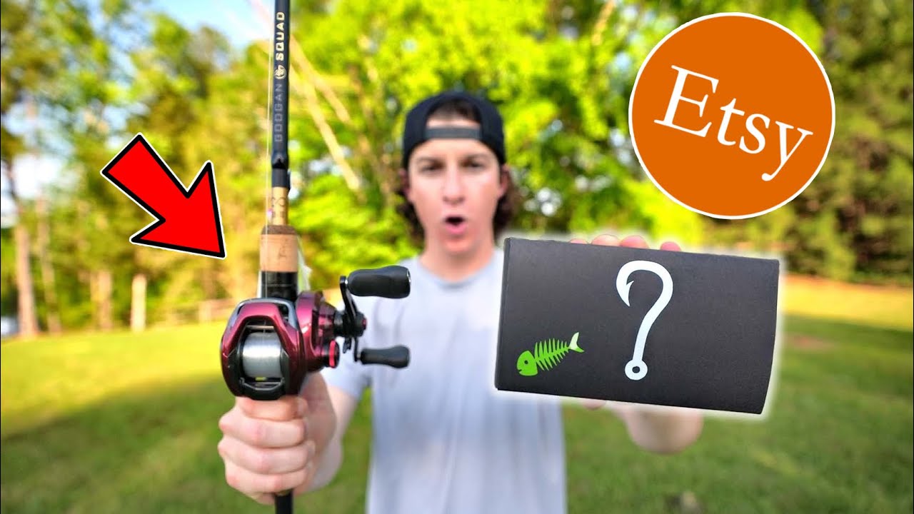 Fishing With A $30 Tackle Box From ETSY (What's Inside?)