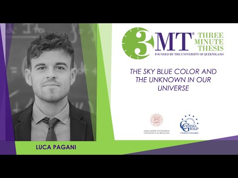 Three Minute Thesis Competition 2021: Luca Pagani – University of Bologna.
