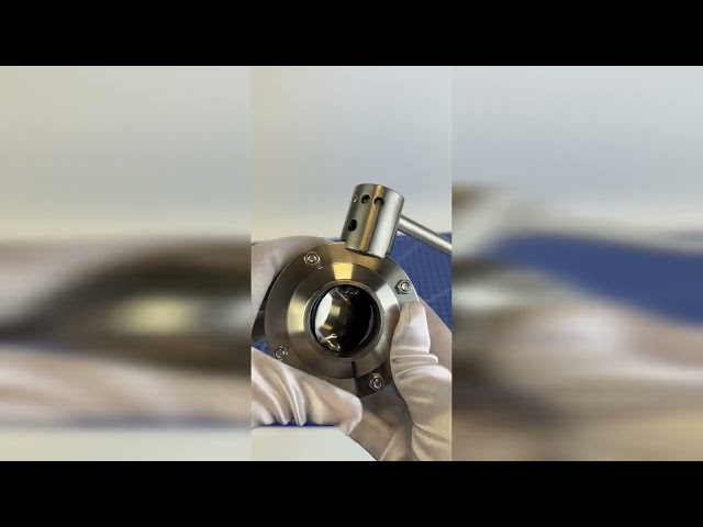 Затвор дисковий нержавіючий різьба/зварка DIN AISI 304 DN 15