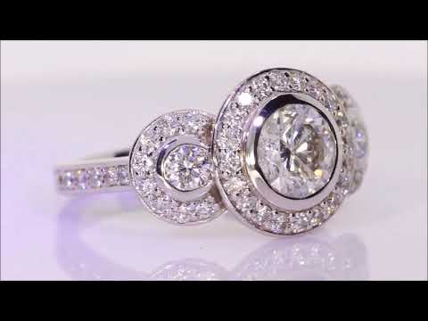 2.00 ctw Diamond Engagement Ring - Round Cut G SI3 | BigDiamondsUSA