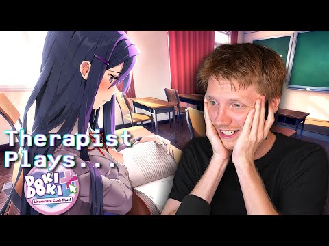 I am VERY concerned for these girls... - Therapist Plays Doki Doki Literature Club - 1