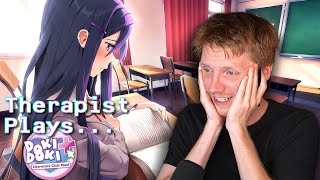 I am VERY concerned for these girls... - Therapist Plays Doki Doki Literature Club - 1