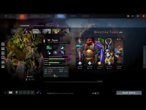 Dota2sup W_Zayac treant protector Navi vs Winstrike -TI9 OPEN QUALIFIERS