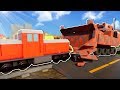 MILITARY TRIES STOPPING THE TRAIN? - Brick Rigs Multiplayer Gameplay - Lego Military Roleplay
