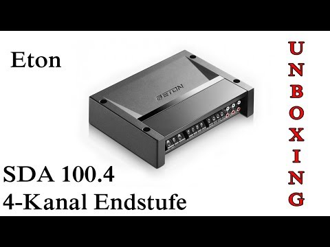 Eton SDA100.4 Eton SDA 100.4 4 Kanal Endstufe Verstärker Unboxing