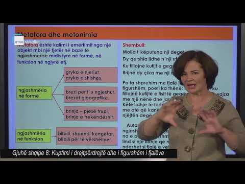 Gjuhë shqipe 8 - Kuptimi i drejtpërdrejtë dhe i figurshëm i fjalëve
