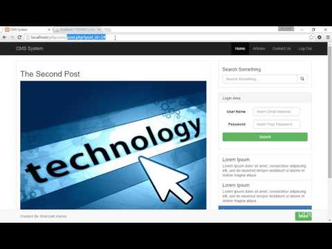 How to Creating and Programming the Menu Page Part 88