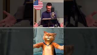 Un Solo Actor Hizo 4 Voces Del Gato Con Botas #shrek5 #elgatoconbotas #doblaje