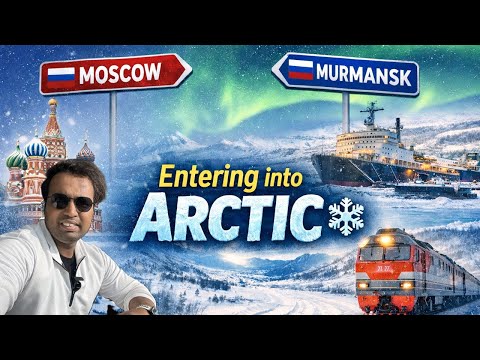Entering the Arctic Circle ❄️ | Moscow to Murmansk Journey 🇷🇺 | Russia Vlog 3