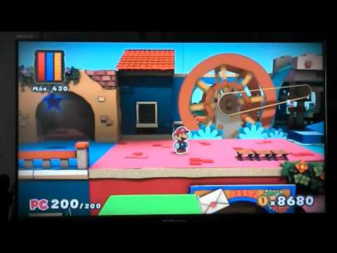 [Paper Mario Color Splash] Small Secret in Port Prisma (Wii U)