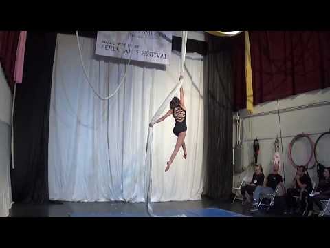 2017 West Coast Aerial Arts Festival - First Place -Teen Tissu/ Silks Amateur (13 - 17)