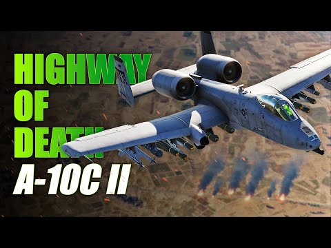 A-10C II Against Massive Convoy | DCS | Syria Map | Warthog | Amazing Graphics