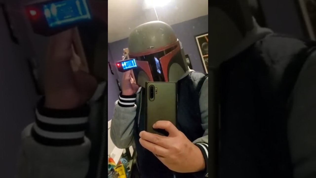 Shorts No. 78 Star Wars Black Series BOBA FETT HELMET ( RE-ARMORED ) By Hasbro