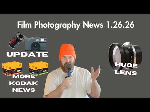 Film Photography News 1.26.26: Huge Kodak News For Real, New Large Format Lens Kickstarter and More!
