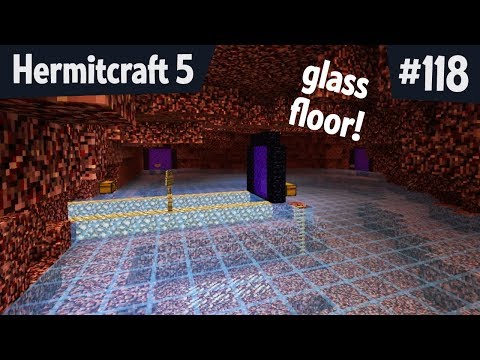 Glass Floor! — Hermitcraft 5 ep 118