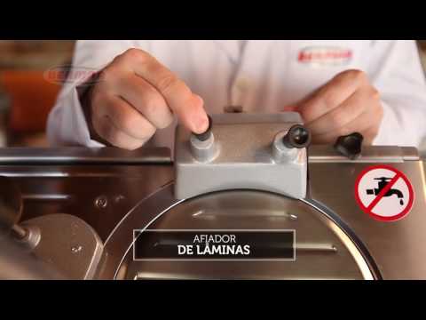 Miniatura do vídeo 2 - Fatiador Cortador de Frios 300mm BM 18 NR PF Automático Bermar Bivolt