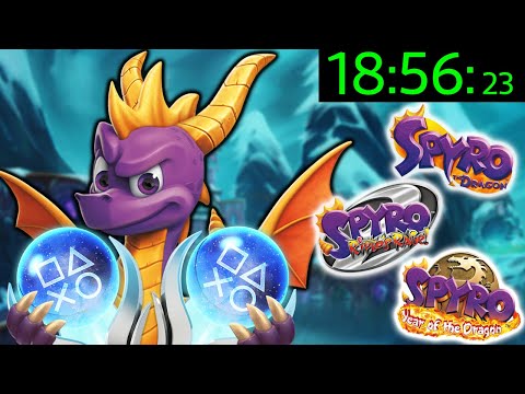 Can i PLATINUM the Spyro Trilogy in 24 Hours?