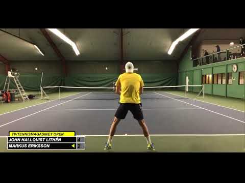John Hallquist Lithén - Markus Eriksson, TP/Tennismagasinet Open (Semifinal) - Highlights, Courtview