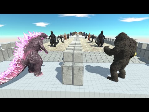 WHO IS FASTER,STRONGER EVOLVED GODZILLA VS KONG - Kaiju Nation