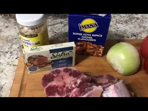 Zambian Food|How To Make Oxtail Stew