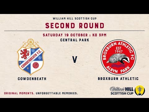Cowdenbeath 1-1 Broxburn Athletic | William Hill Scottish Cup 2019-20 – Second Round