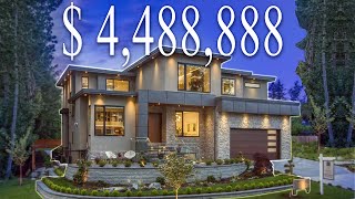 Inside a MODERN LUXURY MANSION worth $4,488,888 | Luxury Mansions Vanc