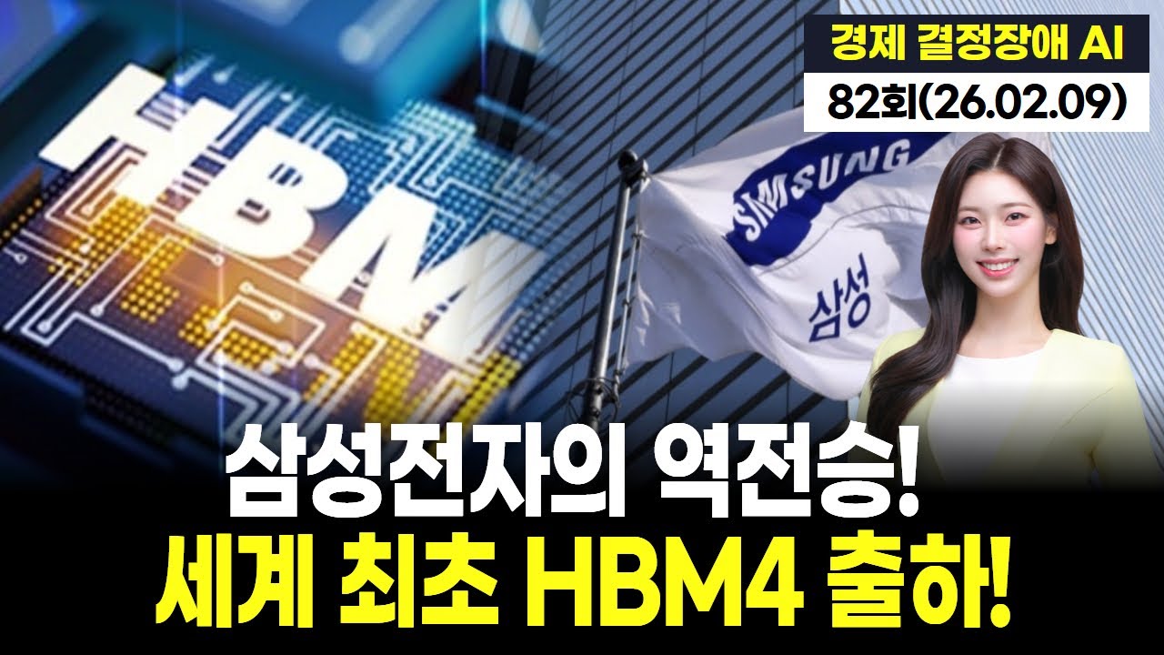 설 연휴 후, 삼성전자 HBM4 세계 첫 양산! 차세대 시장 선점 돌입