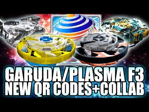 QR CODES MAXIMUM GARUDA PLASMA F3 + COLLAB C/ ZANKYE! - BEYBLADE BURST APP QR CODES Video
