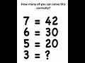 comment the answer #shorts #viral